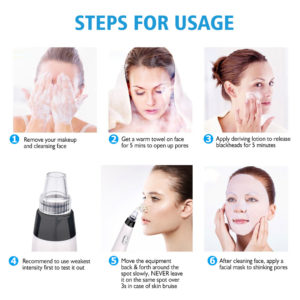 Blackhead Skin Care Dropshipping Discounted Price Face Deep Pore Acne Pimple Removal Vacuum Suction Facial Diamond Beauty Tool 3
