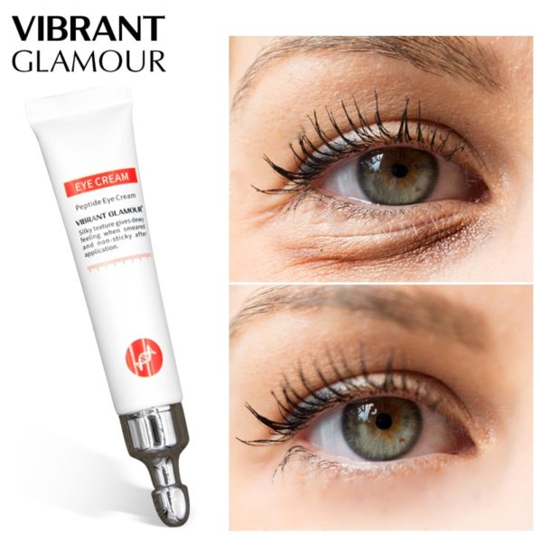 VIBRANT GLAMOUR Eye Cream Peptide Collagen Anti-Wrinkle Anti-aging Remover Dark Circles Eye Care Against Puffiness And Bags